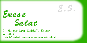 emese salat business card